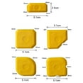 thumbnail image 3 of 5pcs Silicone Sealant Tool Spreader Finish Kit Caulk Tile Grout Applicator, 3 of 7