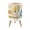 Color 3, variant on Small Trash Can with Lid Science Laboratory Colorful Chemistry Glassware Atom Symbols DNA Helix 1.8 Gallon Dog Proof Trash Can Round Garbage Can Waste Bin Wastebasket for Bathroom Bedroom