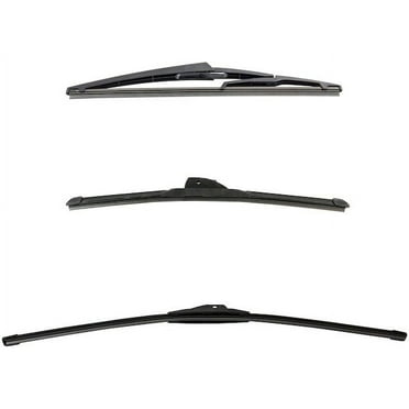 Wiper Blade Set 3 Piece - Compatible with 2013 - 2018 Nissan Pathfinder 2014 2015 2016 2017