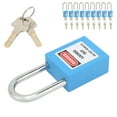 thumbnail image 4 of Candado industrial NikouMX 10 juegos de acero de seguridad 1.5 pulgadas, 4 of 8