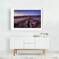 thumbnail image 2 of Jetty at Sunset - Santa Barbara California Photography White Framed Wall Art Print 12 x 18 inches, 2 of 3