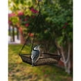 thumbnail image 3 of Monarch Abode Hanging Bird Feeder with Mesh Tray, Black, 3 of 6