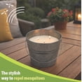 thumbnail image 5 of Mainstays Outdoor Citronella Candle - 24oz Metal Bucket | Repels Mosquitoes | Triple Wick | Up to 40 Hours Burn Time, 5 of 10