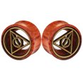 thumbnail image 4 of Minnieouse 1 unidad de dilatadores de oreja de madera para mujeres, hombres y niñas, calibre 8mm/10mm/12mm/14mm/16mm/18mm/20mm Ropa, zapatos y accesorios Miscelánea 10 mm, 4 of 6