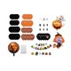 thumbnail image 1 of Juego de Globos de Halloween, Kit de Arco de Globos, Práctico Y Fácil de Usar, Decoración de Halloween para Celebraciones en La Habitación Conjunto naranja y negro, 1 of 9