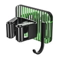 thumbnail image 2 of TIMIFIS Hooks for Hanging Unattached Clip Hook Transparent Backboard No Punching Hook Stainless Steel Mop Clip No Punching Mop Metal Hook Bathroom Brooms Mop Storage Rack Mop Hook, 2 of 6