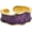 gold purple, variant on Colorful Adjustable Oil Drip Enamel Wave Wide Irregular Chunky Opening Stackable Punk Cool Elegant Friendship Finger Ring Set Jewelry for Women