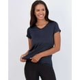 thumbnail image 2 of Real Essentials 5 Pack: Women's Short Sleeve V-Neck Activewear T-Shirt Dry-Fit Wicking Yoga Top (Available in Plus), 2 of 6