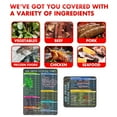 thumbnail image 2 of Air Fryer Magnetic Cheat Sheet Set - Air Fryer Accessories Cookbook - As Seen on the Today Show an Easy to Use AirFryer Time Chart Set - Strong Magnet Quick Reference Cooking Guide for Frying, 2 of 9