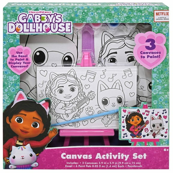 Gabby's Dolhouse 3pk Canvas Set in Box