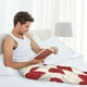 thumbnail image 5 of Fotbe Love Pantalones de Pijama para Hombre, Pantalones de Dormir, Pantalones de Casa con Cintura Ajustable y Bolsillos-Medium, 5 of 6