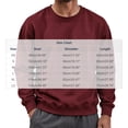thumbnail image 3 of Diufon Fleece Sweatshirts for Men Long Sleeve Crewneck Sweatshirt Fall Winter Warm Pullover Shirts for Home and Outdoor, 3 of 6