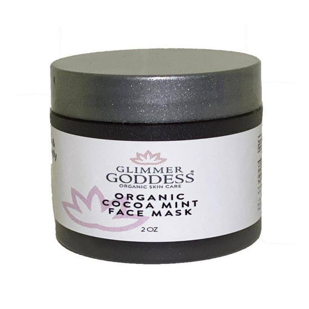 Glimmer Goddess Organic Face Mask to Exfoliate and Revitalize Cocoa