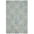 thumbnail image 2 of SAFAVIEH Abstract Drew Abstract Wool Area Rug, Blue/Gray, 5' x 8', 2 of 8