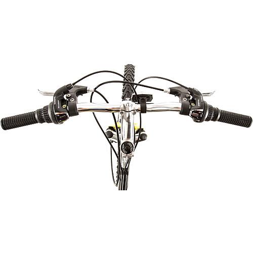 Bike USA 135-8018 Glacier PRO Alloy Dual Suspension All Terrain 21-Speed 19-Inch Frame Mountain Bike, Yellow & Black,