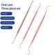 thumbnail image 2 of FeiKong Juego de herramientas preparadas para dentistas de acero inoxidable de 1 a 15 piezas, pinzas, azadas, hoces, 2 of 5