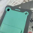 thumbnail image 3 of KIQ Samsung Galaxy Tab A7 Lite Case Shockproof Silicone Bumper with Kickstand Samsung Galaxy Tab A7 Lite 8.7 Tablet Case Kids Proof 2021 SM-T220/T225/T227 [Guardian Teal Grey], 3 of 5