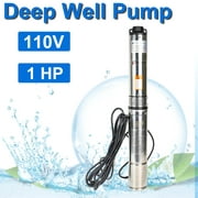 iMeshbean 1 HP 4" Deep Well Water Pump Submersible Stainless Steel 300FT 33GPM(110V 60Hz)