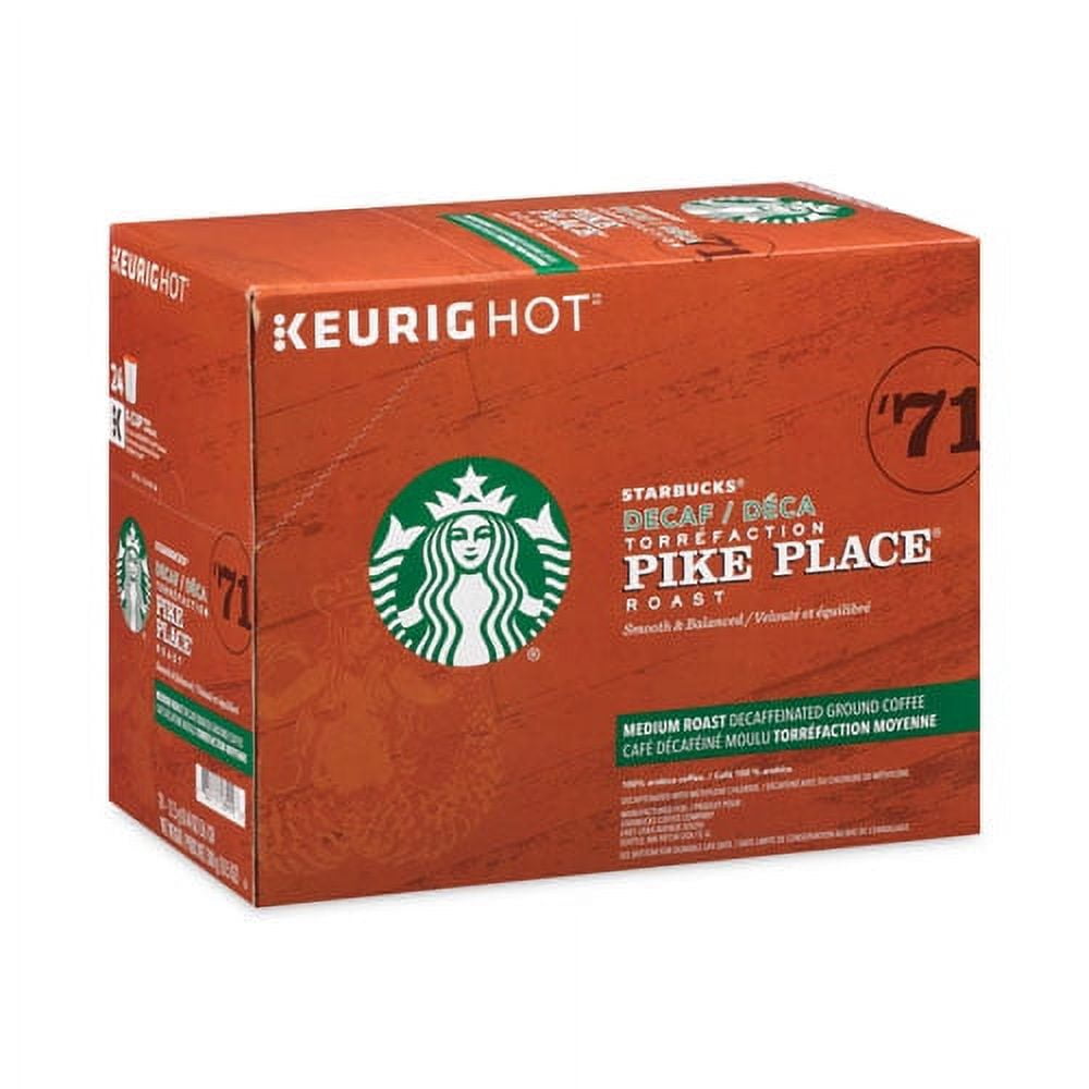 Pike Place Decaf Coffee K-Cups Pack, 24/box | Bundle of 5 Boxes