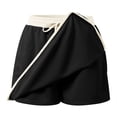thumbnail image 6 of MAIHAN Women Casual Outfits Spring Outfits Shirt Tops Shorts Clothes Sets Elastic Waist Shorts 2pcs Clothes Set Plus Size Travel Outfits for Women, 6 of 6