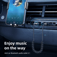 thumbnail image 2 of Receptor Usb Bluetooth 5.1 Para El Coche Con Toma Aux De 3.5 Gris, 2 of 5