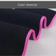 thumbnail image 2 of Waist Support Unisex Waist Trimmer Fitness Belt Waist Trainer Sauna Belt Abdominal Wrap Back Brace (Black, L) L Black, 2 of 5