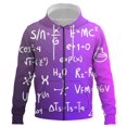 thumbnail image 1 of Sudadera con capucha y cremallera para hombre, con estampado 3D de fórmula química, estilo Harajuku, ropa de calle, primavera y otoño, talla 4XL, 1 of 6