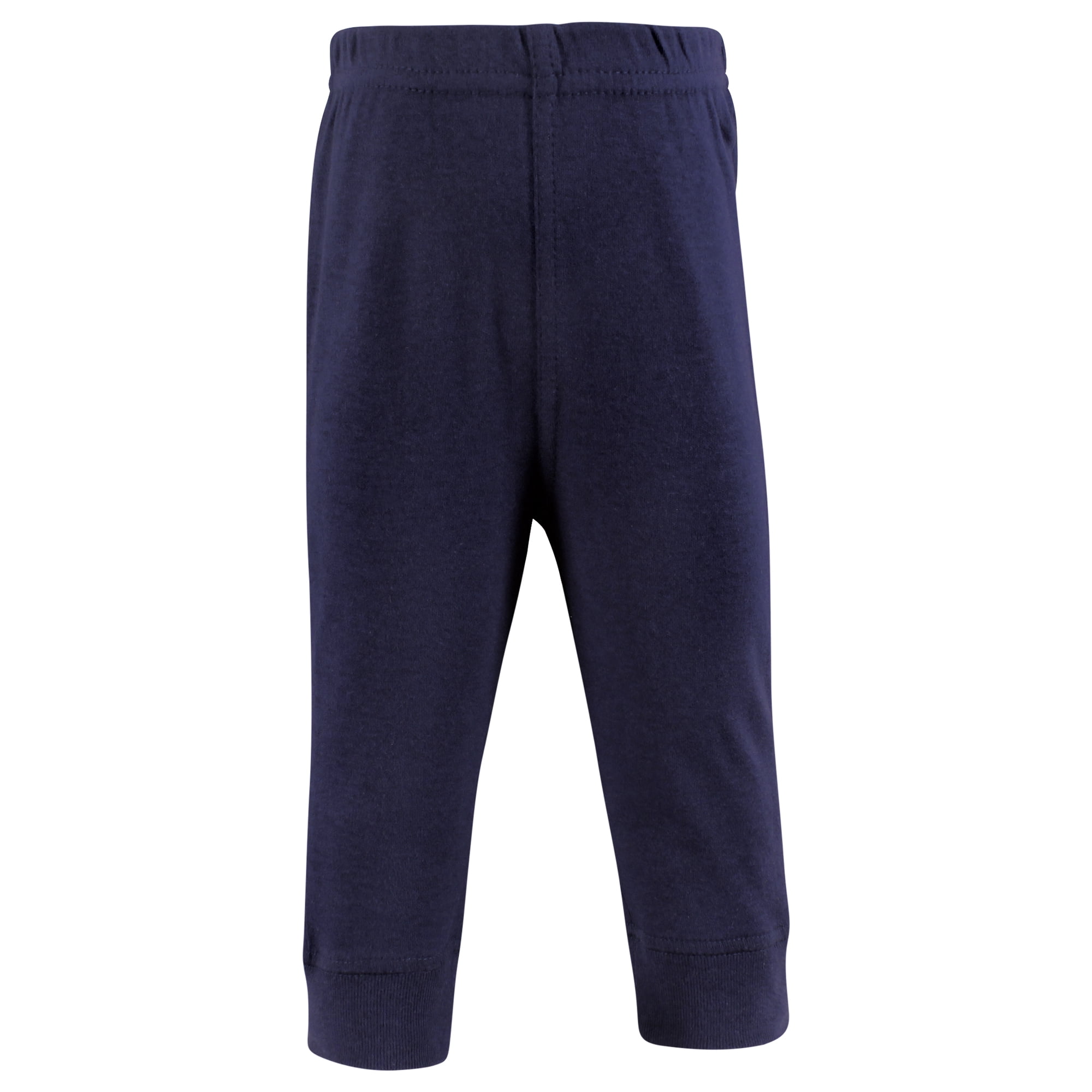 Hudson Baby Boys Cotton Pants and Leggings, Blue Bandana, 0-3 Months