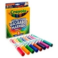 thumbnail image 3 of Crayola BIN7832-6 Washable Markers Bold Colors Conical Tip - Box of 6, 3 of 3