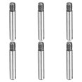 thumbnail image 1 of 6 Pcs M4 x 20mm Slotted Cylindrical Pins, 304 Stainless Steel External Thread Locating Parallel Pins, 1 of 6