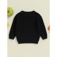 thumbnail image 3 of Bagilaanoe Toddler Baby Girl Boys Halloween Sweater Long Sleeve Embroidery Pullover 3M 6M 9M 12M 18M 24M 3T Kids Warm Jumpers Tops Fall Loose Knitwear, 3 of 6