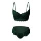 thumbnail image 2 of Gibobby Conjuntos de bragas de encaje Nueva sexy lencería de encaje ropa interior ropa de dormir anillo de pijamas liguero(Verde, G), 2 of 4
