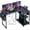 Black Carbon, variant on Hanyu L Shaped Gaming Desk 40 Inch - Computer Corner Desk with Power Outlets, Reversible Shelves & Storage Bag for Home Office, PC Gaming Table, Black Carbon