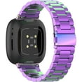 thumbnail image 3 of REQO Bracelet en Métal Compatible avec Fitbit Versa 4/Sense 2/Versa 3/Sense Bracelet de Remplacement Bracelet en Acier Inoxydable Sangle pour Versa 4/Sense 2, 3 of 7