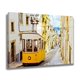 thumbnail image 2 of Póster de lienzo de tren tranvía funicular de Lisboa, Portugal, decoración de dormitorio, paisaje deportivo, decoración de oficina, regalo, estilo marco, 40 x 60 cm, 2 of 8