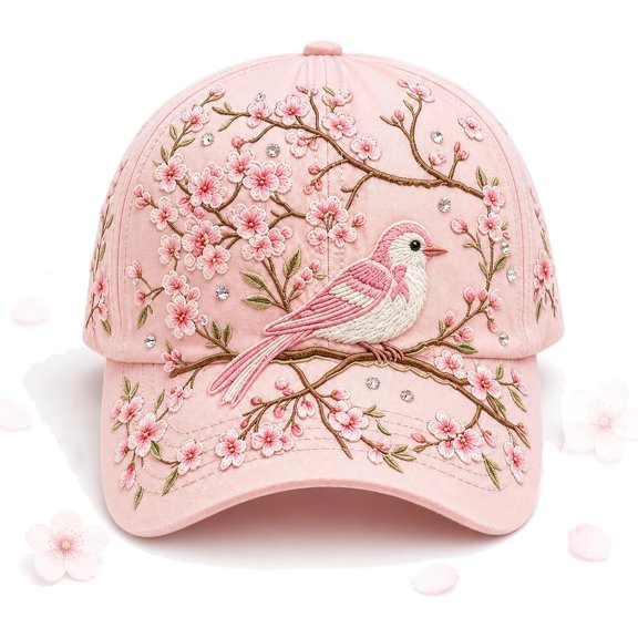 Bee and Bloom Hat, Garden Morning Cap, Adjustable Hat Outdoor Daily Wear, for Gardeners Women