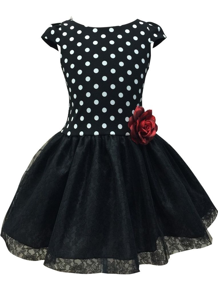 polka dot dress for little girl