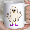 thumbnail image 5 of Cute Chicken Print Ceramic White Mug- Perfect for Morning Coffee& Tea Lovers, 5 of 5