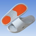 thumbnail image 5 of Men's House Slippers Slip-on Flat Heel Non-Slip Shower Shoes Mens Indoor Home Bedroom Pool Bathroom Home Shower Slippers Beach Shoes, 5 of 6