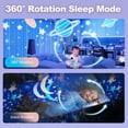 thumbnail image 4 of DOMQGA Night Light Projector for Kids, Projector Light for bedroom,12 Films Remote 360° Night Light Projector,for Gifts Toys,Purple, 4 of 8