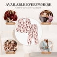 thumbnail image 4 of Uemuo Dachshund Dog Heart Pattern Womens Pajama Sets,PJ Set for Women,Pajamas for Women Logo,Long Sleeve Pajama Set for Women,Soft Long Sleeve Top With Pants-Large, 4 of 9