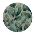 thumbnail image 4 of HAOXIT Round Eucalyptus Tablecloth Waterproof &amp; Tablecloths,Wipeable Table Cloth for Round/Party/Wedding,Spring Botanical Greenery Plant 54-58, 4 of 8