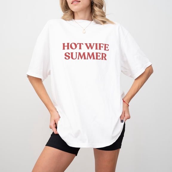Hot Wife Summer TShirt - Funny Newlywed Shirt | Bachelorette Party Tee | Honeymoon Top | Bride Era
