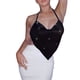 thumbnail image 3 of SAYOO Chaleco de cintura brillante para mujer SAYOO  moda, 3 of 6