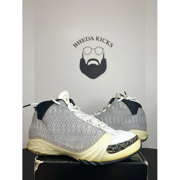 Ni - ke Ni - ke Air Jordan 23 OG White Stealth 318376-102 Preowned Sneakers Men’s Size 13