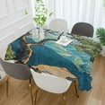 thumbnail image 2 of Yayeee Tablecloths 54" x 54" Rectangle Wrinkle Resistant Party Table Cover, Yellow Tree, 2 of 8
