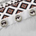 thumbnail image 4 of Homewish Rustic Western Aztec Black Out Curtains,Vintage Bohemain Tribal Curtains Pack of 2 (42x63 Each),Gray Brown Bedroom Curtains For Men Women,Breathable Home Decor, 4 of 6