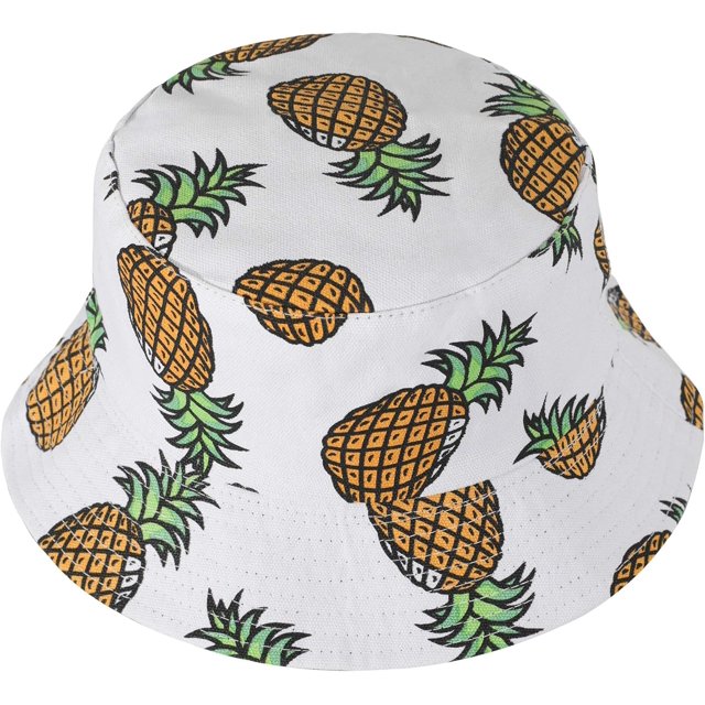 Unisex Cute Print Bucket Hat Summer Travel Fisherman Cap for Women Men Teens