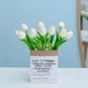 thumbnail image 3 of Textura hidratante PU tulipán flor artificial foto flor falsa decoración del hogar, 3 of 4