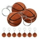 thumbnail image 3 of KAKOWELY 12 llaveros de baloncesto deportivos, llavero colgante para mochila, bolso, monedero, decoración., 3 of 5